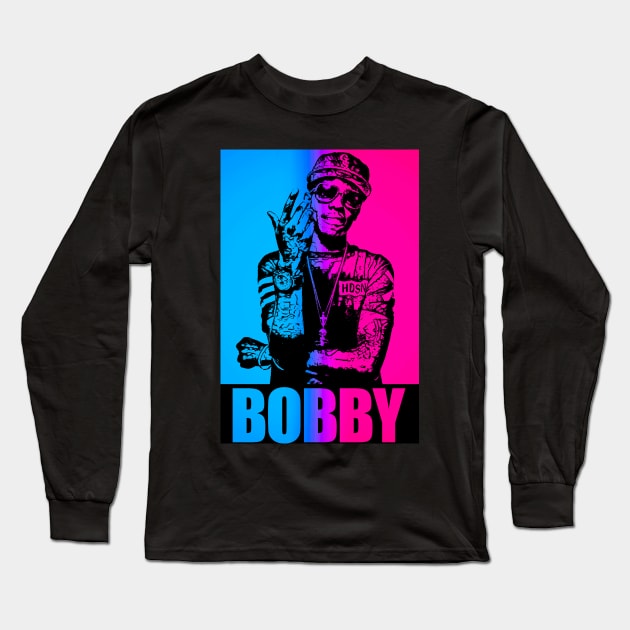 Bobby Shmurda Long Sleeve T-Shirt by Sanzida Design